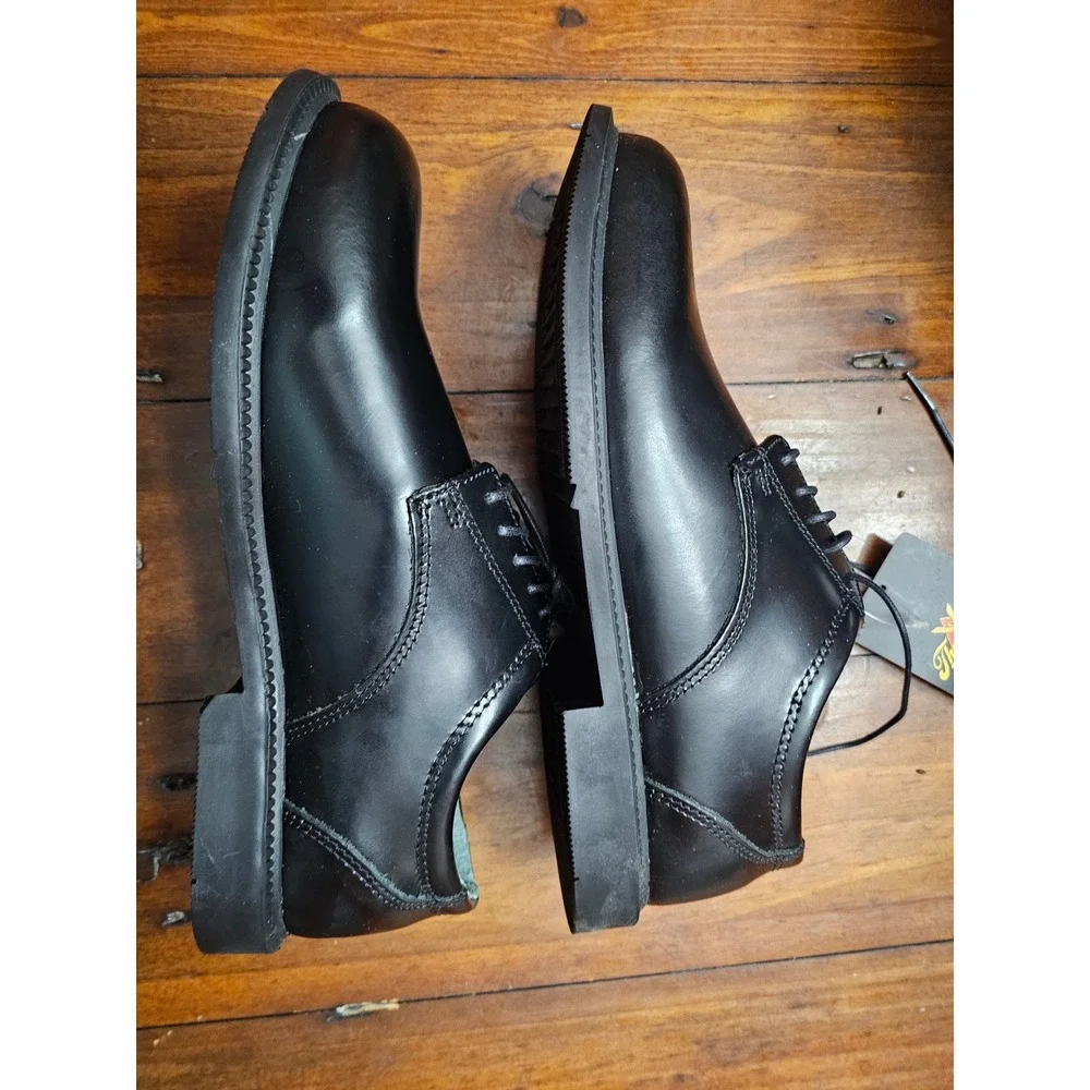 Thorogood 834 6041 Black Leather Oxford Slip Resisting Mens Dress Shoes Size 8 M